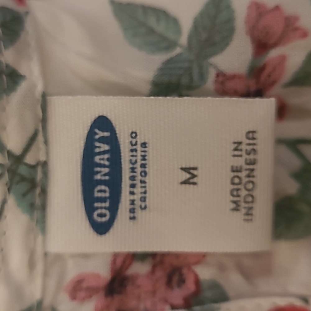 Old Navy Floral Print Tank Top Size M - Picture 7 of 8